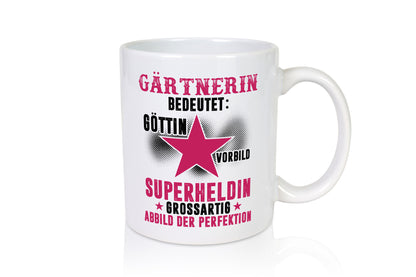 Bedeutung von Gärtnerin | Gartenbau lustiger Spruch Geschenk Humor Geschenkidee