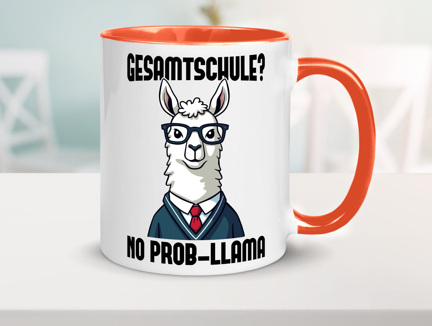 Gesammtschule | no prob-llama Einschuldung Humor Geschenkidee Tasse