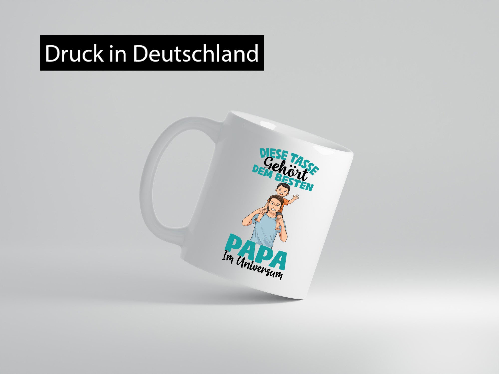 Im Universum: Papa | Vatertag Daddy Familie Humor Geschenkidee Tasse