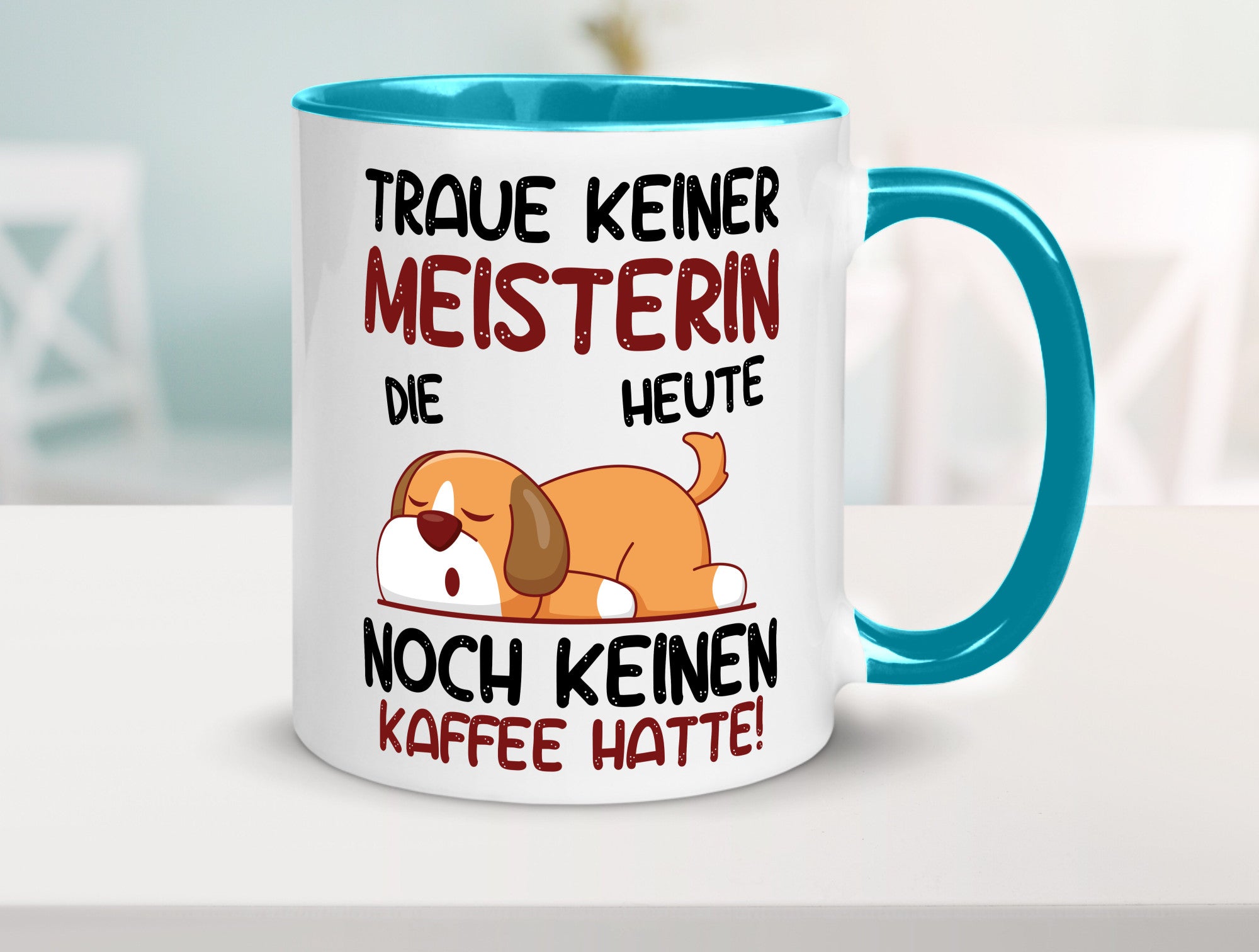 Traue keiner Meisterin | Meisterbrief Geschenkidee Humor Tasse