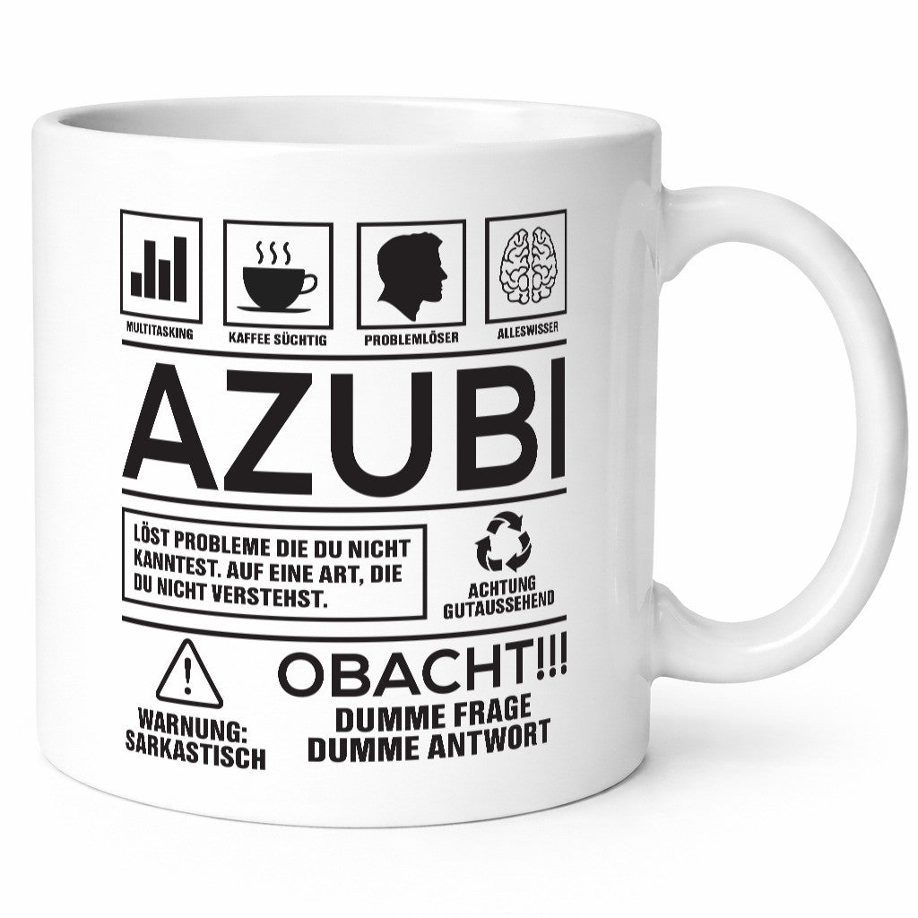Achtung Probleme Azubi | Ausbildung Lehre Lehrling lustiger Spruch Geschenk