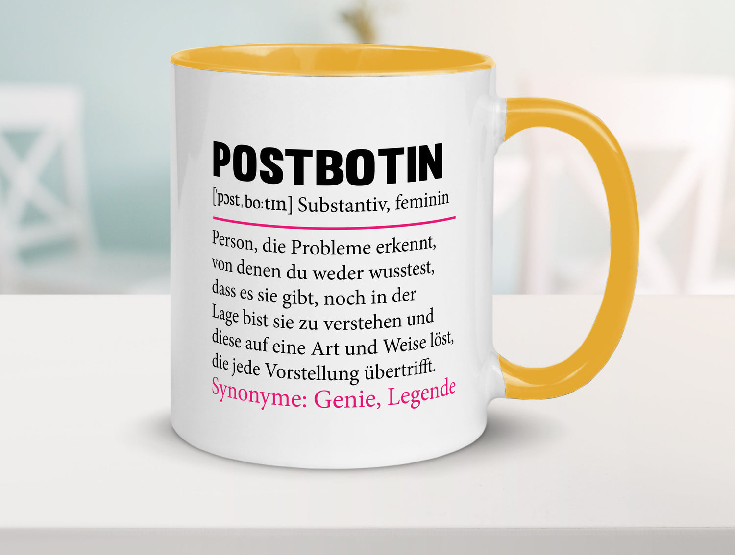 Postbotin | Beruf Post lustiger Spruch Briefträger v2 Humor Arbeit Kollegen