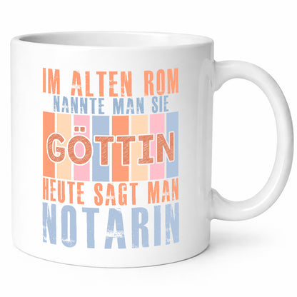 Heute sagt man: Notarin | Juristin lustiger Spruch Geschenk Humor Geschenkidee