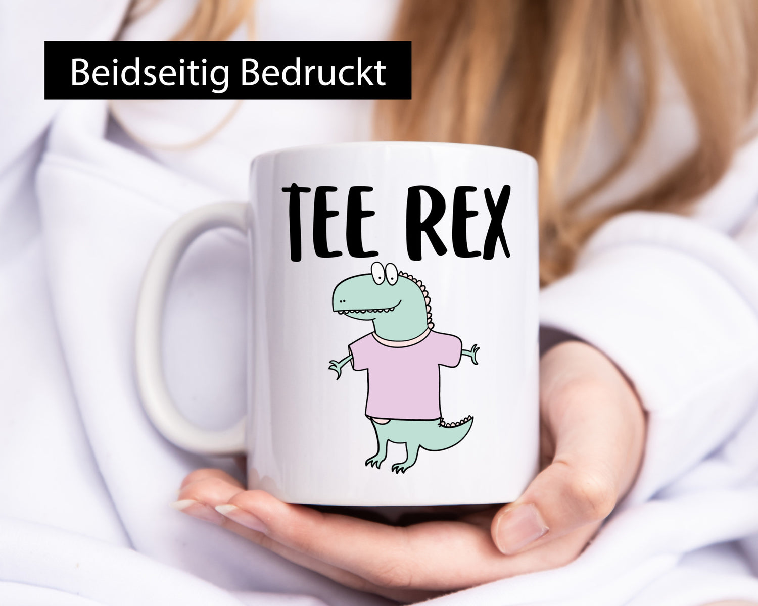 Tee Rex | Becher Dinosaurierer Teetrinker Geschenk Humor Geschenkidee lustiger
