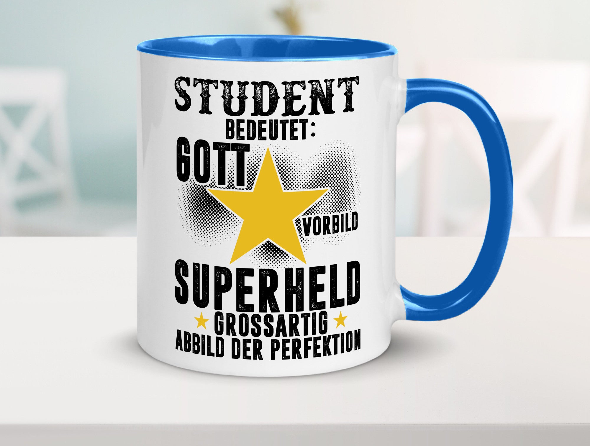 Bedeutung von Student | Universität Uni Studium Geschenkidee Humor Tasse