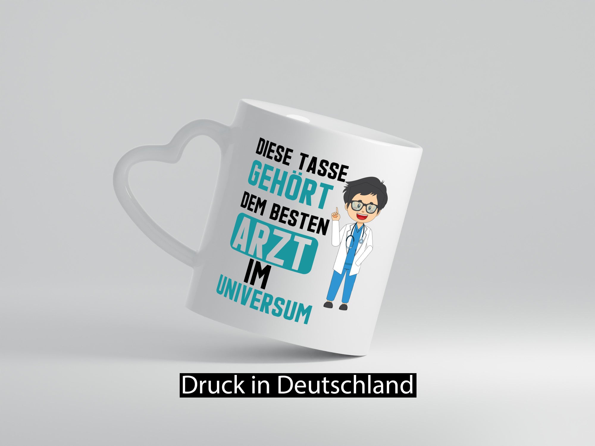 Bester Arzt im Universum | Ärzte Doktor Krankenhaus Geschenkidee Humor Tasse