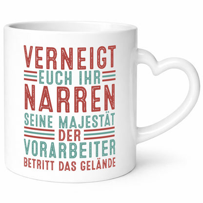 Verneigt euch: Vorarbeiter | Kollege Teamleiter v2 Humor Arbeit Kollegen Büro