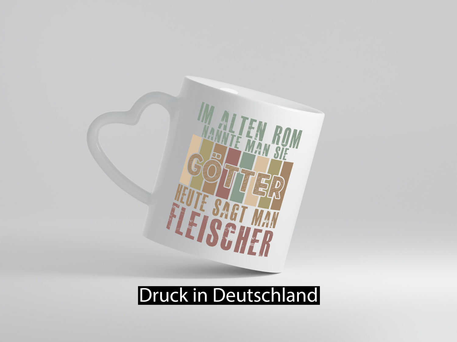 Heute sagt man: Fleischer | Schlachterei Humor Geschenkidee Tasse