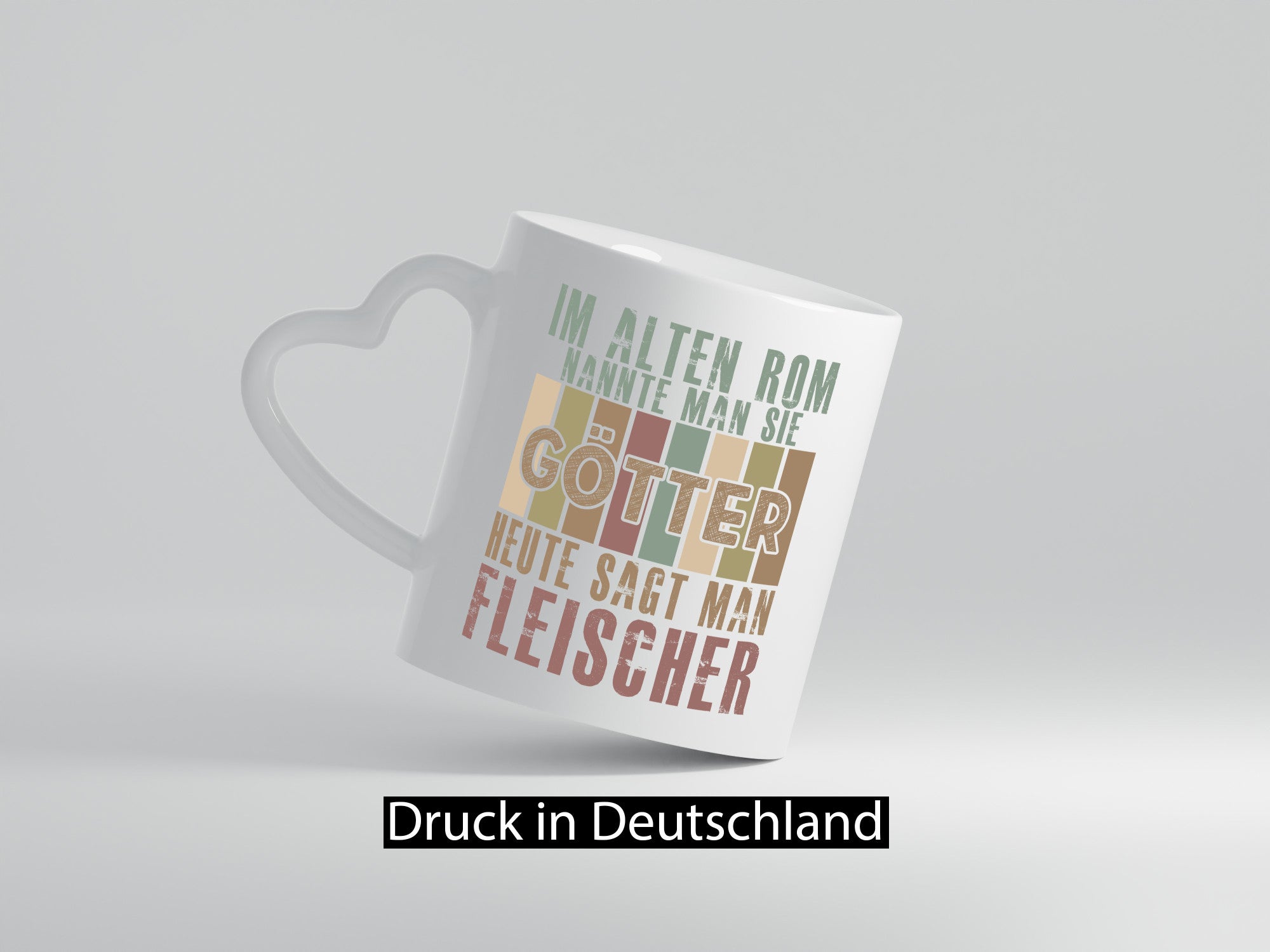 Heute sagt man: Fleischer | Schlachterei Humor Geschenkidee Tasse