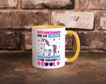 Bussfahrerinen sind wie einhorner | Einhorn Bussfahrerin Geschenkidee Humor