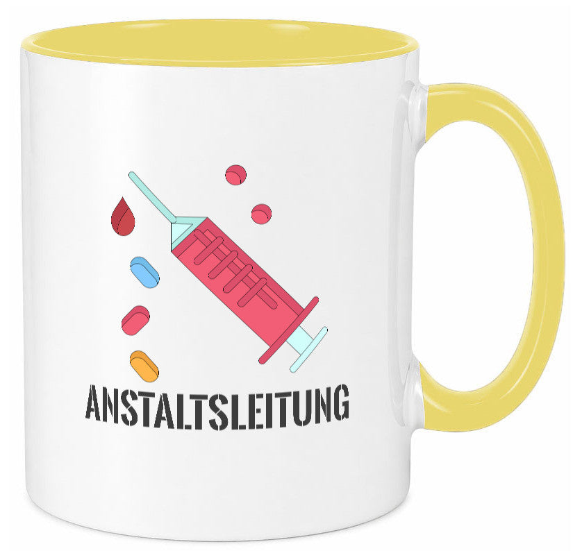 Anstaltsleitung | Krankenschwester Krankenhaus Humor Geschenkidee Tasse