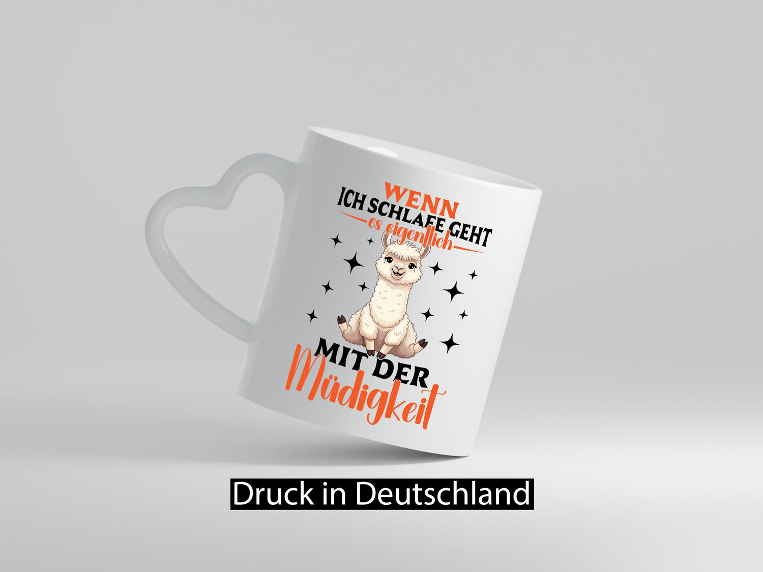 Wenn ich schlafe dann geht es | Lama Alpaka lustiger Spruch Geschenk Humor