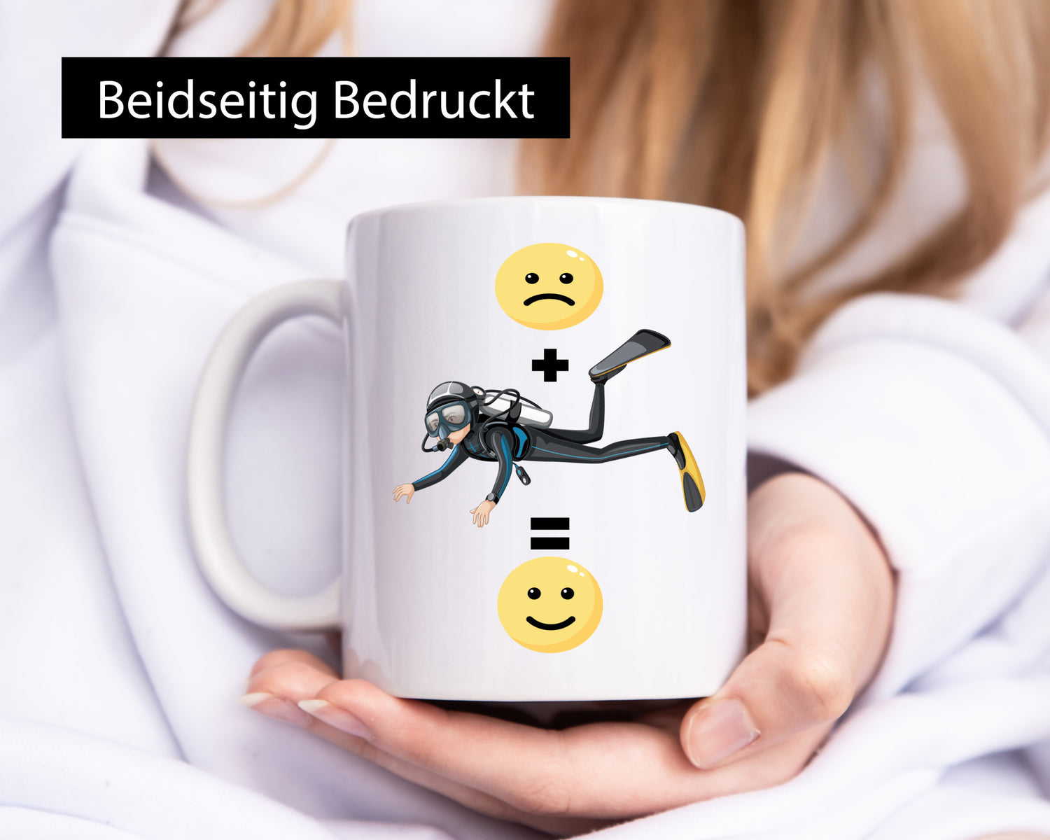 Taucher | Trauriger Tauchen ist mein Hobby Geschenkidee Humor Tasse