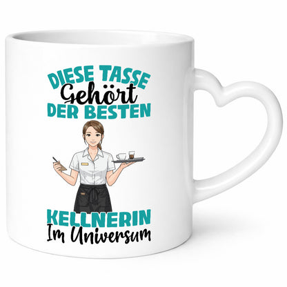 Im Universum: Kellnerin | Beruf kellnern Bedienung Geschenkidee Arbeit Kollegen