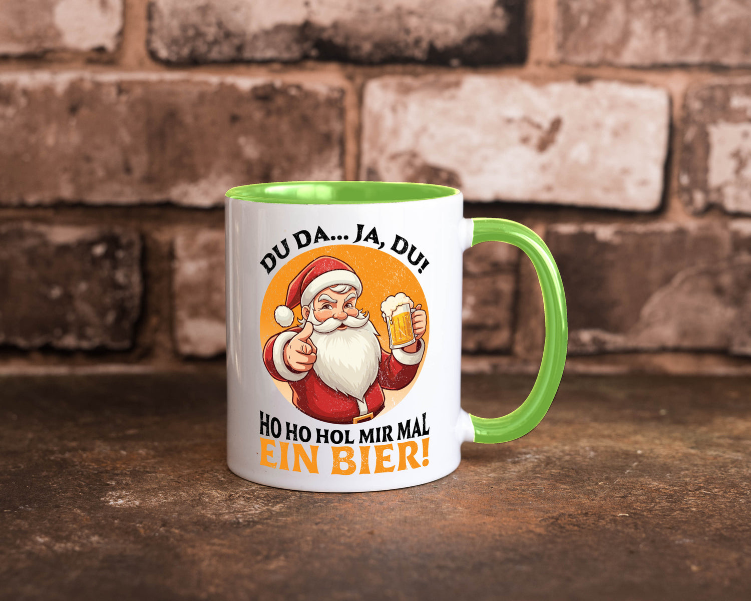 Hol mir mal ein Bier | Ugly Christmas Santa lustig Humor Geschenkidee Geschenk