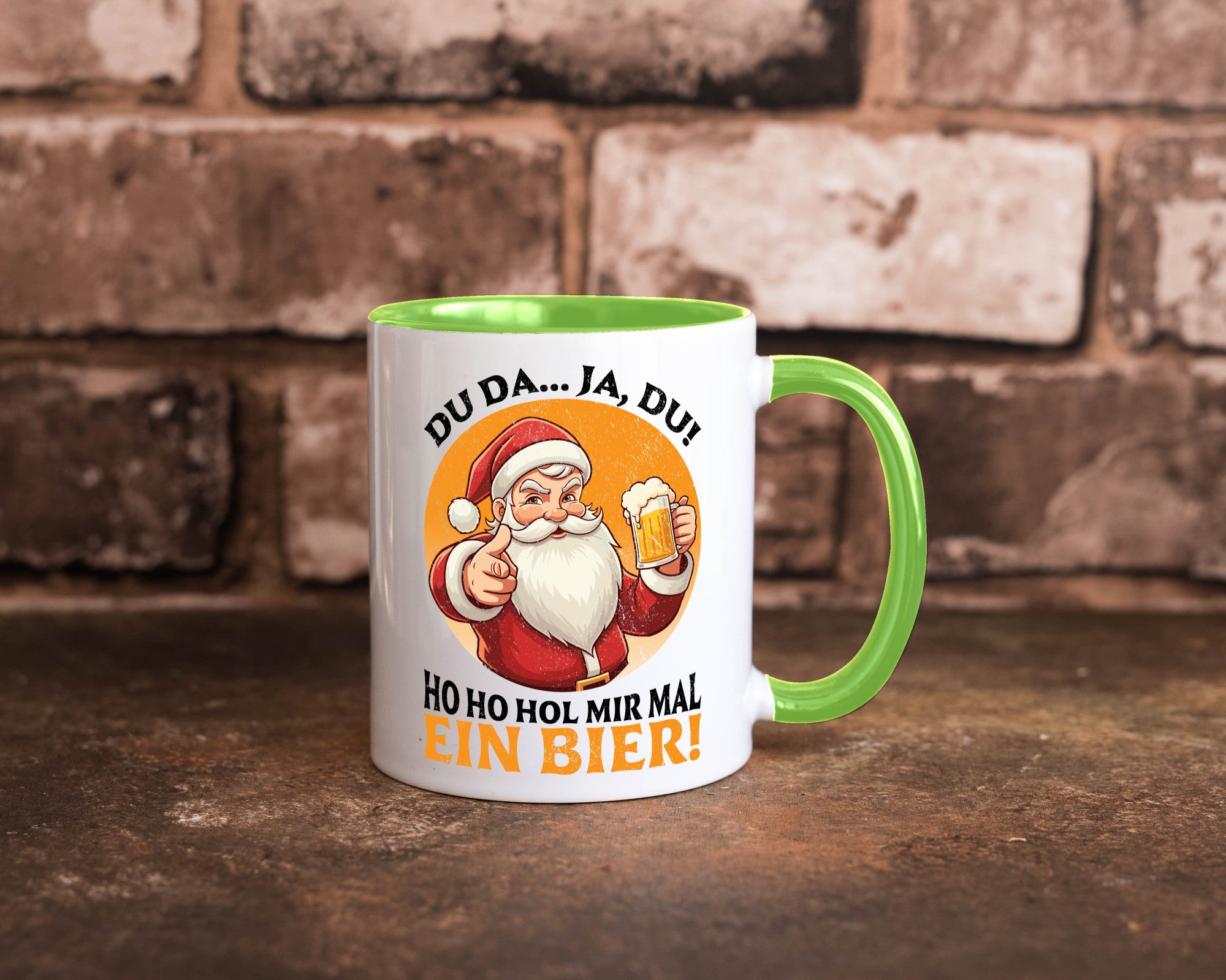 Hol mir mal ein Bier | Ugly Christmas Santa lustig Humor Geschenkidee Geschenk