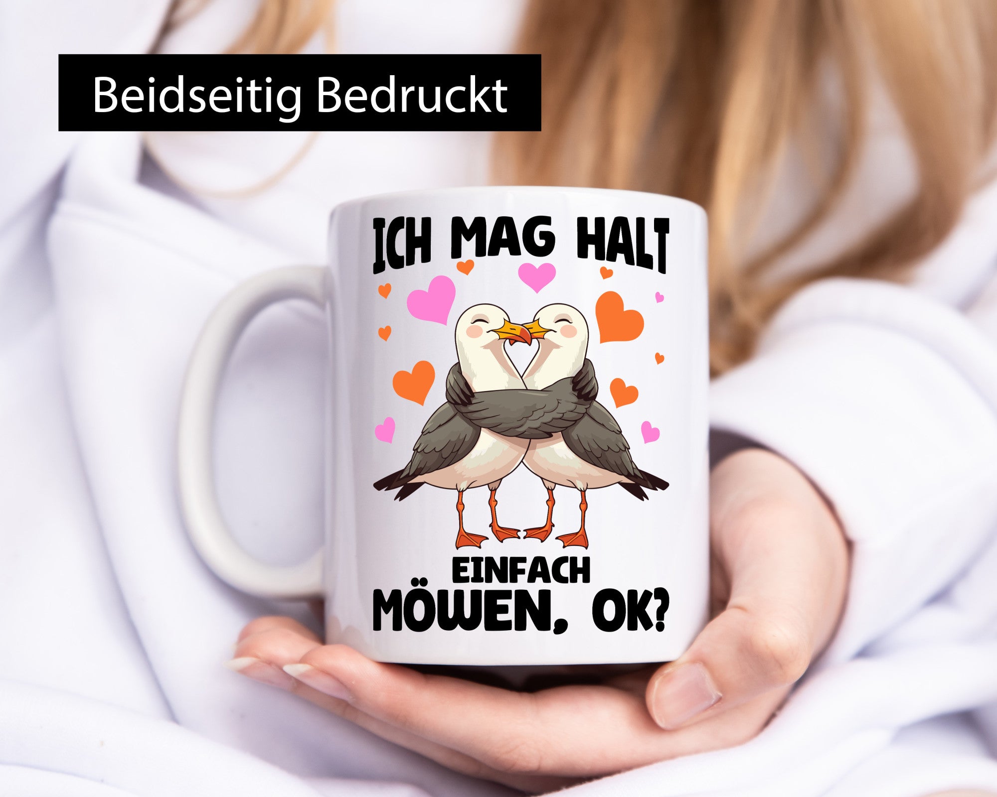Ich mag halt einfach möwen ok | lustiger Spruch Geschenk Humor Geschenkidee