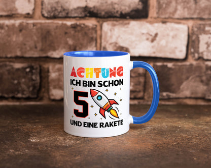 5. Geburtstag | Rakete Weltraum 5 Jahre Galaxy lustig Geschenkidee Geschenk