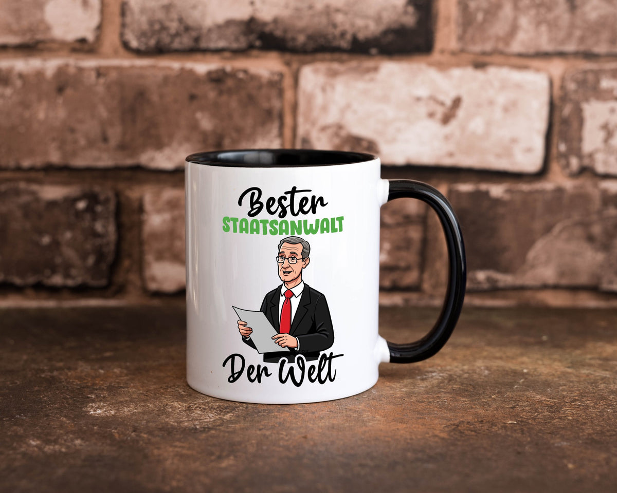 Bester Staatsanwalt | Anwalt Jurist v2 Geschenkidee Humor Tasse