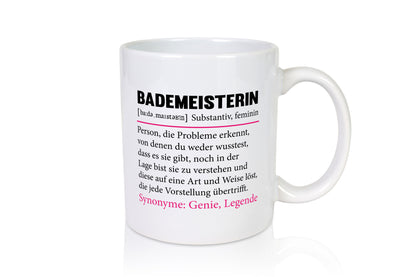 Bademeisterin | Frauen Beruf Schwimmmeisterin Geschenk Arbeit Kollegen Büro