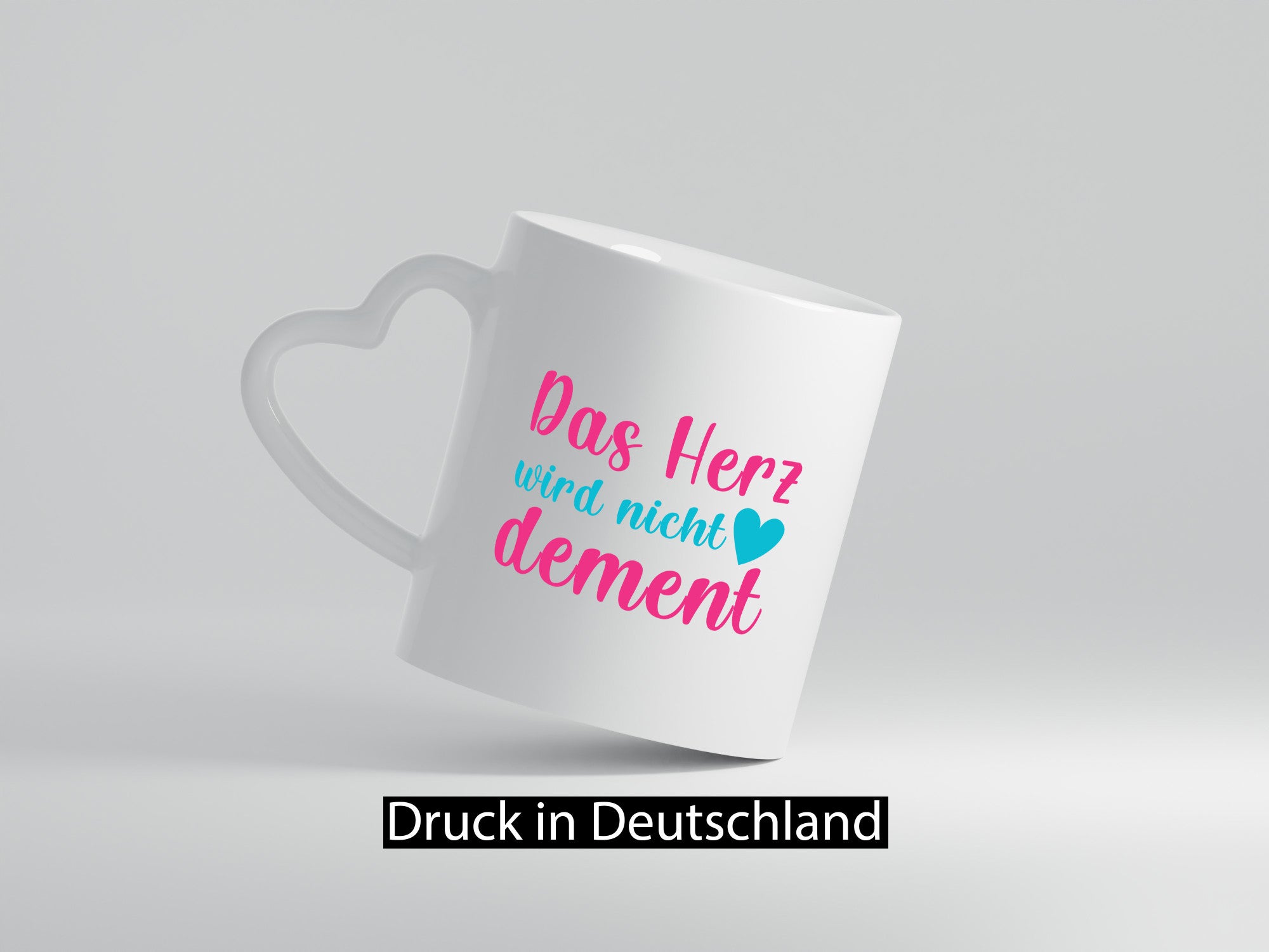 Herz wird nicht dement | lustig Humor Geschenkidee Geschenk Tasse