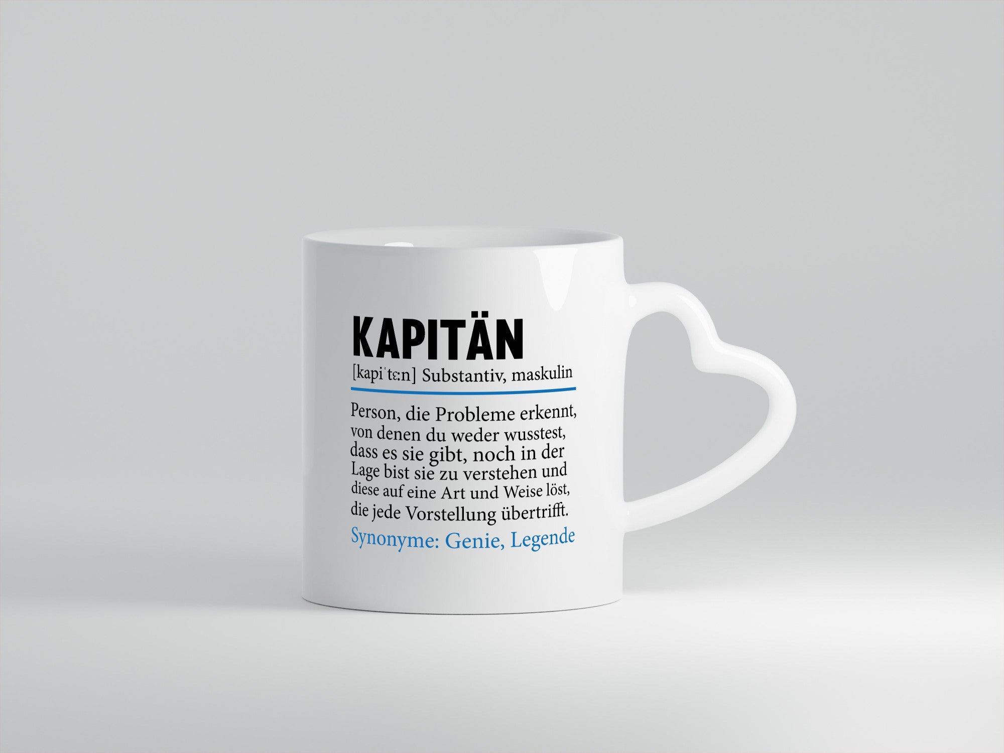 Kapitän | Spruch lustig Schiffskapitän Schiff Geschenk Humor Geschenkidee