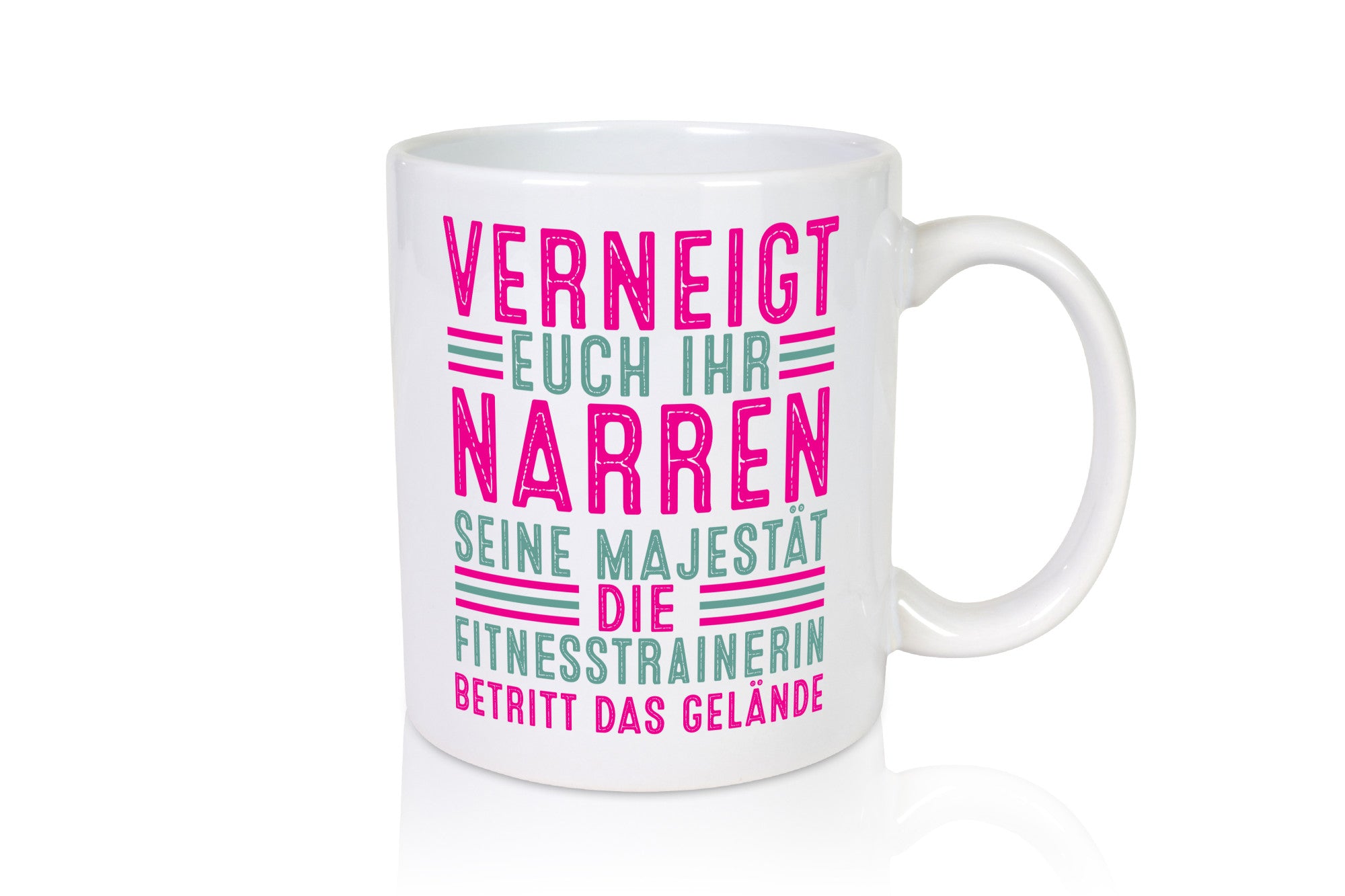 Verbeugt euch: Fitnesstrainerin | Trainerin Sport v2 lustig Humor Geschenkidee