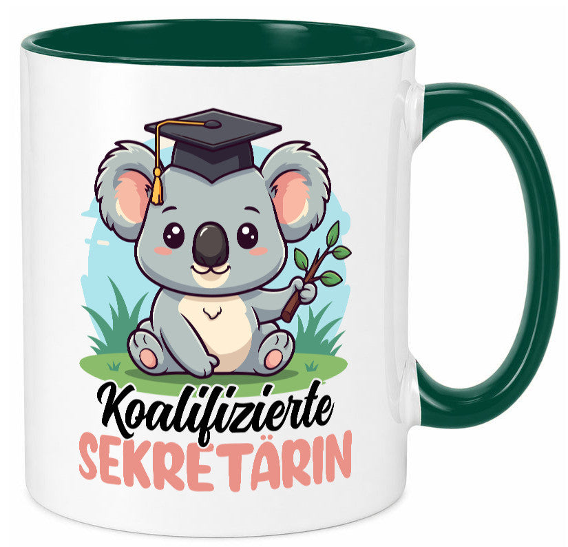 Koalifizierte Sekretärin | Büro Geschenkidee Arbeit Kollegen Humor Tasse