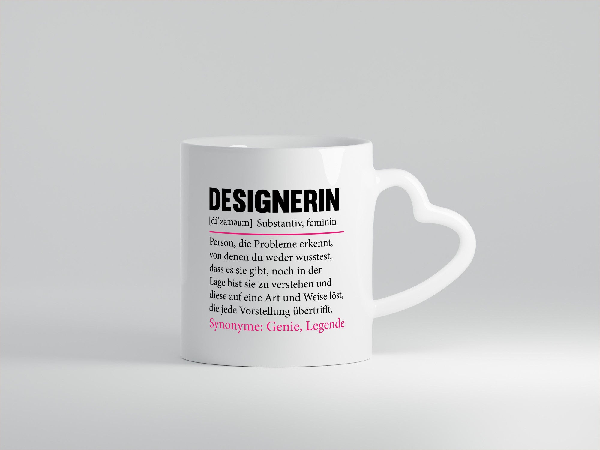 Designerin | Gestalterin Medien Schmuck Mode Humor Geschenkidee Tasse