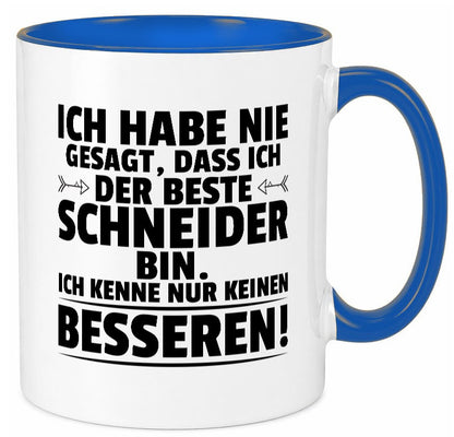 Der Beste Schneider | Beruf Schneiderei Geschenkidee Arbeit Kollegen Büro Humor Tasse