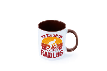 Ich bin Selten Radlos | Radfahrer Mountainbike Humor Geschenkidee Tasse