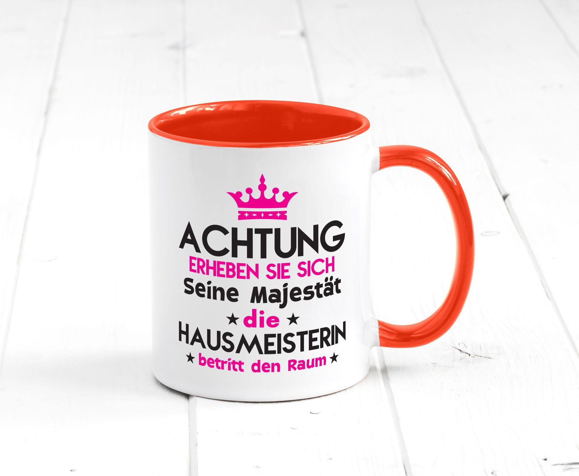 Seine Majestät Hausmeisterin | Hauswart Humor Geschenkidee Tasse