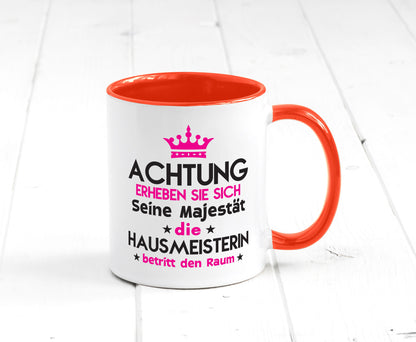 Seine Majestät Hausmeisterin | Hauswart Humor Geschenkidee Tasse