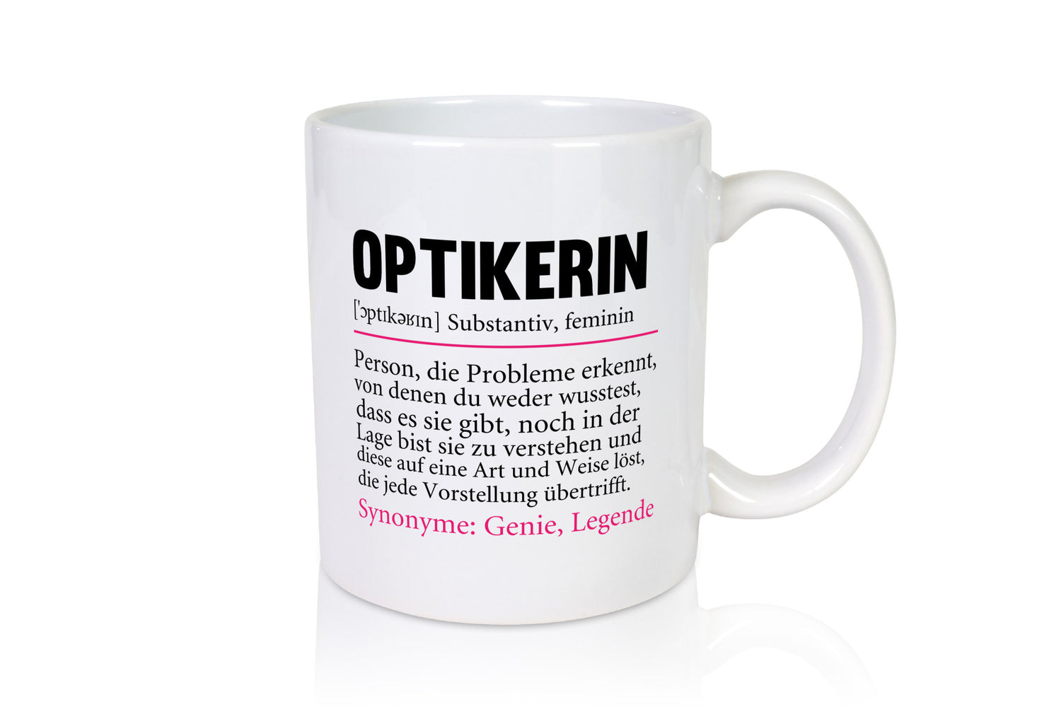 Optikerin | Spruch Humor Beruf Augenoptik Arbeit Kollegen Büro Geschenkidee