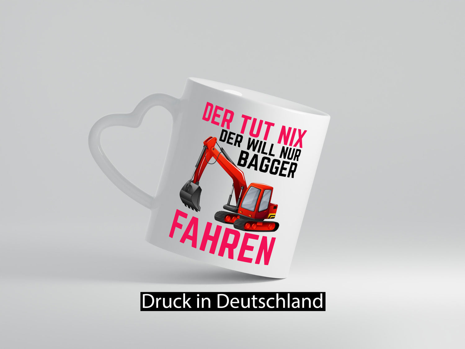 Der tut nix | Bagger fahren Bauarbeiter Baustelle Humor Arbeit Kollegen Büro