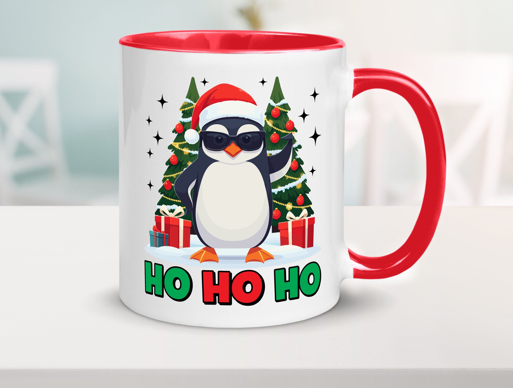 Ho | Weihnachts Pinguine Weihnachten lustig Humor Geschenkidee Geschenk Tasse