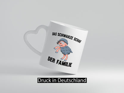 Das Schwarze Schaf der Familie | Böses Kind Ärger Humor Geschenkidee Tasse