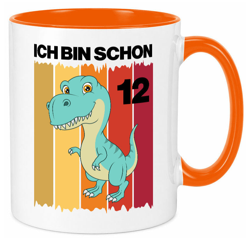 12. Geburtstag | 12 Jahre Dinosaurier lustiger Spruch Geschenk Geschenkidee