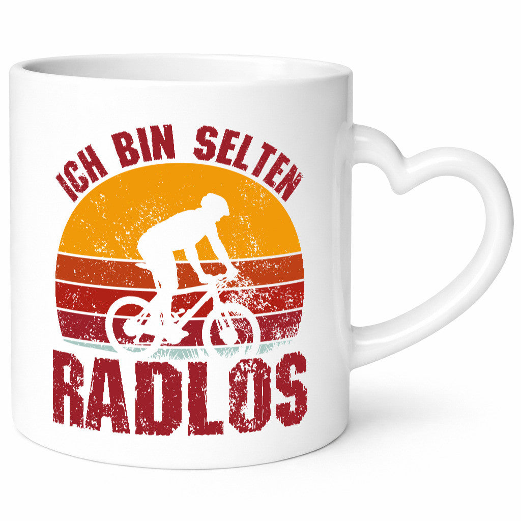 Ich bin Selten Radlos | Radfahrer Mountainbike Humor Geschenkidee Tasse