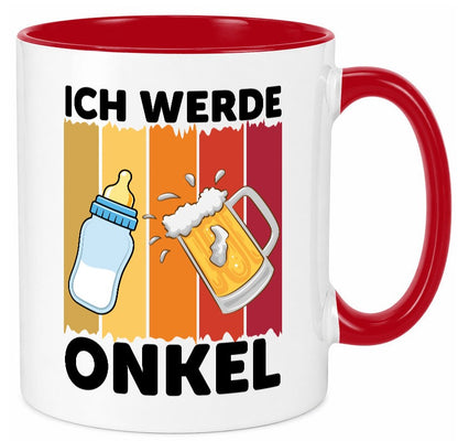 Ich werde Onkel | Patenonkel Schwangerschaft ankündigung v2 lustiger Spruch Tasse