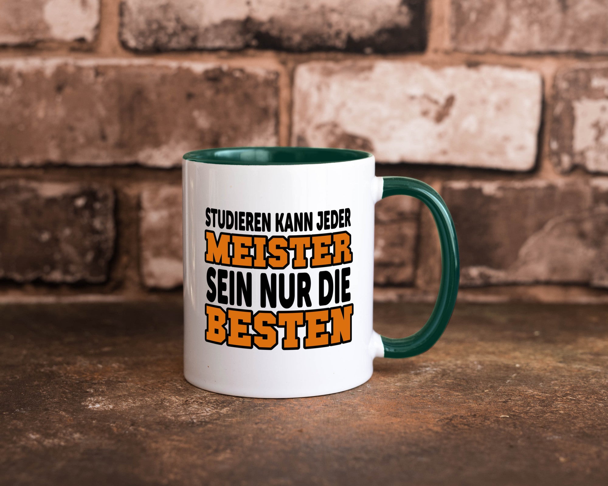 Meister | Handwerker Meisterprüfung Berufsabschluss Humor Arbeit Kollegen Büro
