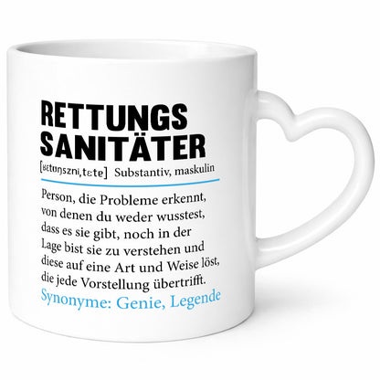 Rettungssanitäter | Beruf Sanitäter Spruch v2 lustig Arbeit Kollegen Büro