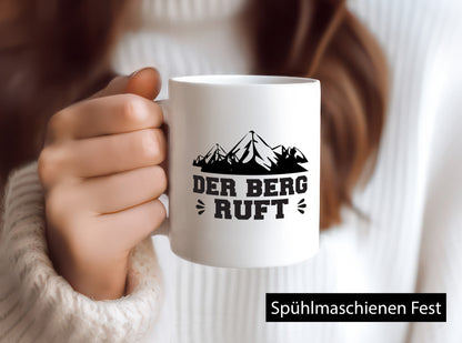 Der Berg ruft | Alpen Tasse Wanderer Bergsteiger Humor Geschenkidee