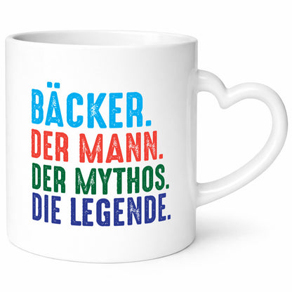 Bäcker | Der Mann Mythos Die legende Humor Geschenkidee Tasse