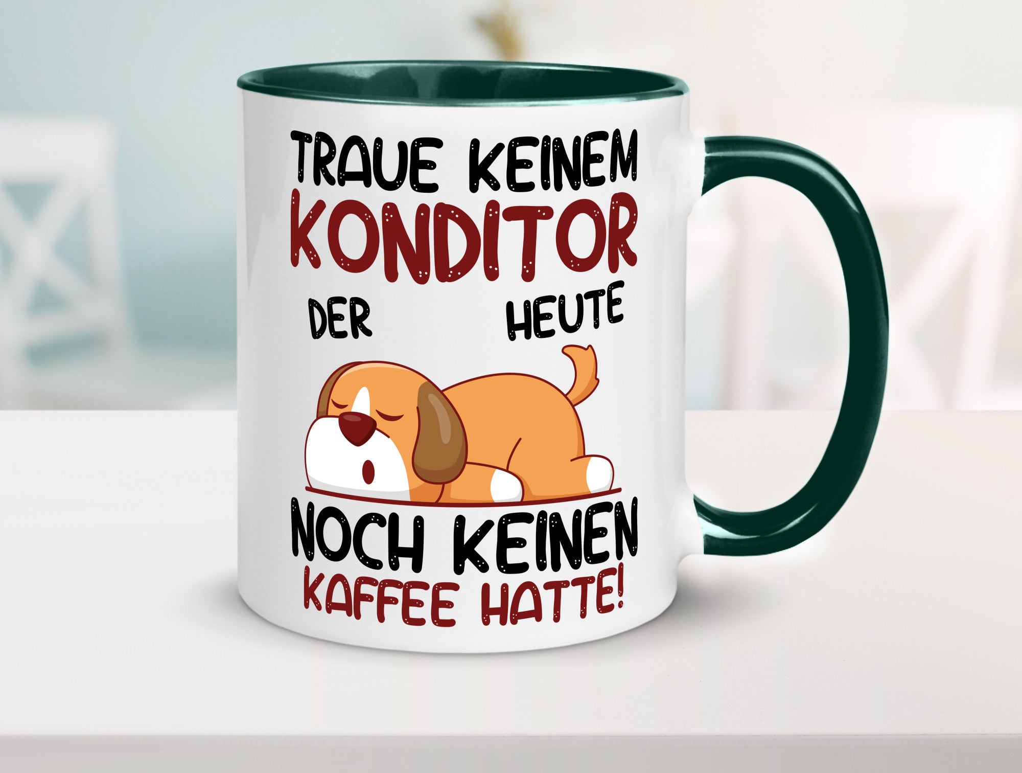 Traue keinem Konditor | Konditorei Humor Geschenkidee Tasse