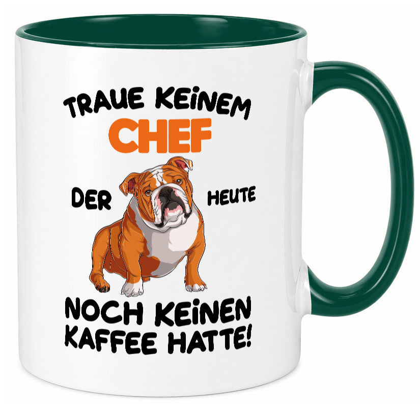 Traue keinem Chef lustiger Spruch Geschenk Arbeit Kollegen Büro Tasse