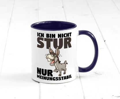 Sturer Esel | Sturkopf Tasse Dickkopf Spruch Humor lustiger Geschenk