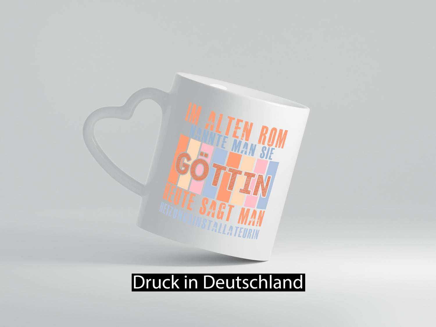 Heute sagt man: Heizungsinstallateurin | Heizung Geschenkidee Humor Tasse