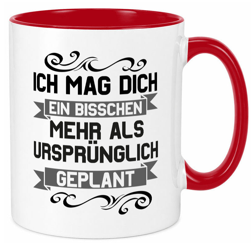 Ich mag dich mehr als geplant | Best Freinds Freundschaft Geschenkidee Humor