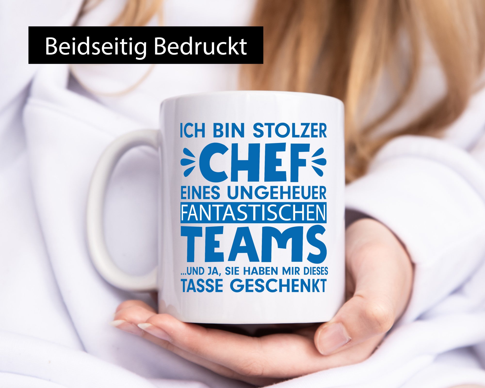 Stolzer Chef | Vorgesetzter Tasse fantastisches Team lustiger Spruch Geschenk